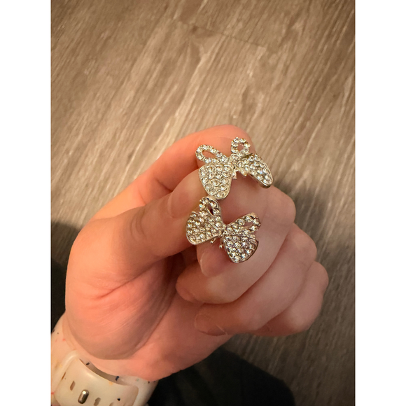 Unknown Accessories - Unknown Brand New Gold Bow Earrings